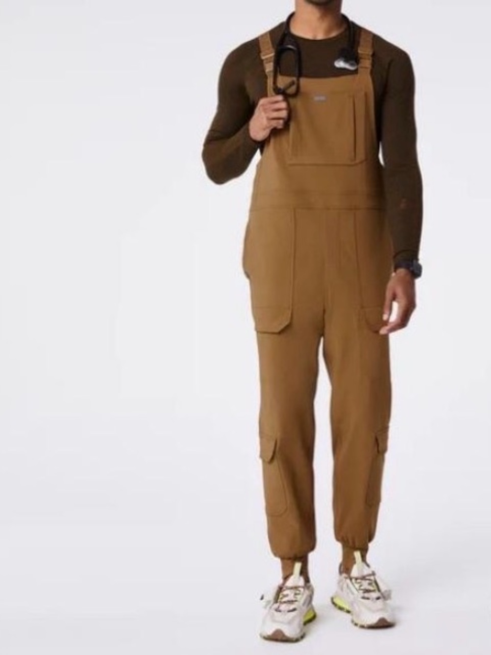 Figs Men’s Like New Indestructible Overalls L